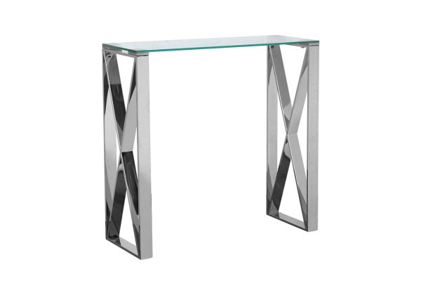 47ED-CST008/80 Консоль прозр.стекло/хром 80*30*78см — изображение 2