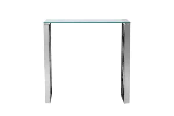 47ED-CST008/80 Консоль прозр.стекло/хром 80*30*78см