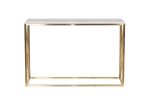 47ED-CST023GOLD Консоль Bianco Namibia иск.мрам/мат.зол120*40*78