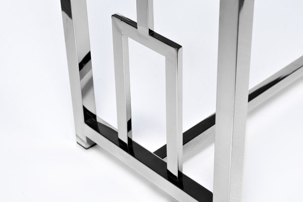 47ED-CST072 Консоль прозр.стекло/хром 100*30*78см — изображение 4