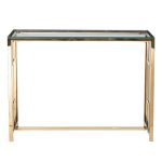 47ED-CST072GOLD Консоль прозр.стекло/золото 100*30*78см
