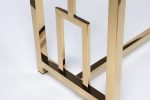 47ED-CST072GOLD Консоль прозр.стекло/золото 100*30*78см — изображение 4