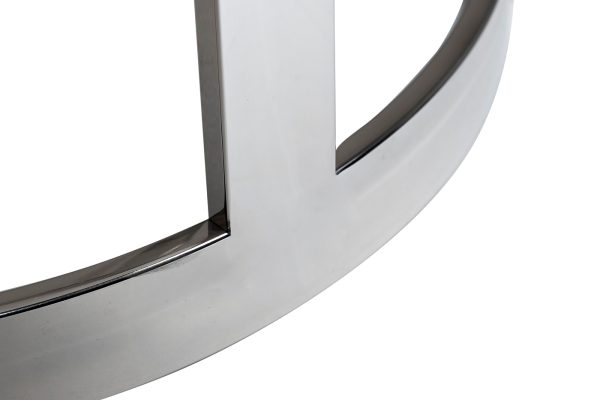 47ED-ET081S Столы журн(наб из 2шт)стекло мрам/хром d60*60/d46*50 — изображение 4