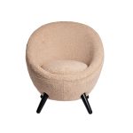 48MY-2746 LPI Кресло иск.каракуль розовый 79*83*83см