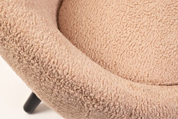 48MY-2746 LPI Кресло иск.каракуль розовый 79*83*83см — изображение 3