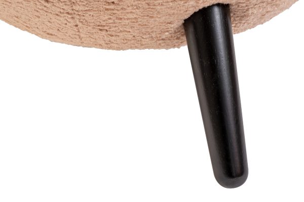 48MY-2746 LPI Кресло иск.каракуль розовый 79*83*83см — изображение 5