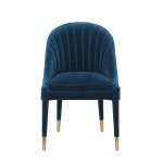 48MY-3607-1 BLU GO Стул велюр синий 55*64*89см