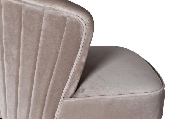 48MY-4115-B PEG Стул барный велюр жемчужно-серый 53*59*108см — изображение 4