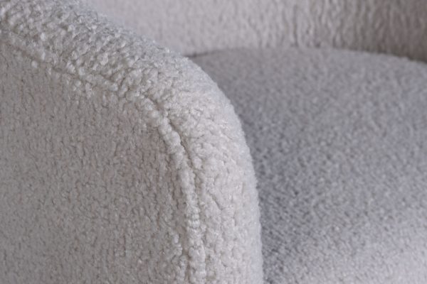 48MY-KRES-2841 SER Кресло вращающееся, иск.каракуль серый 79*74*79cм — изображение 4