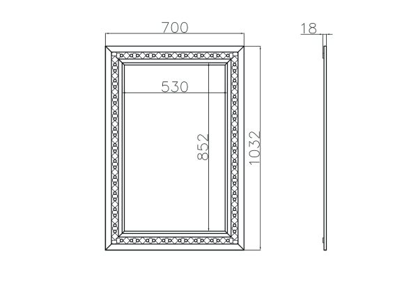 C:UsershpDesktop李珊珊20240708--ANNA ALL ITEMS INNER SIZ 50SX-1823/1 Зеркало 70*103*1,8см — изображение 3