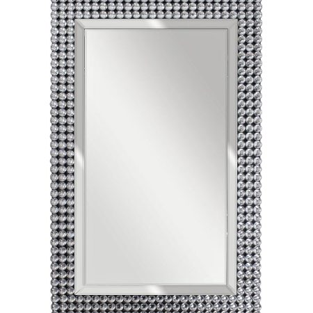 50SX-19003/1 Зеркало прямоуг. в раме с кристаллами 65*100*2