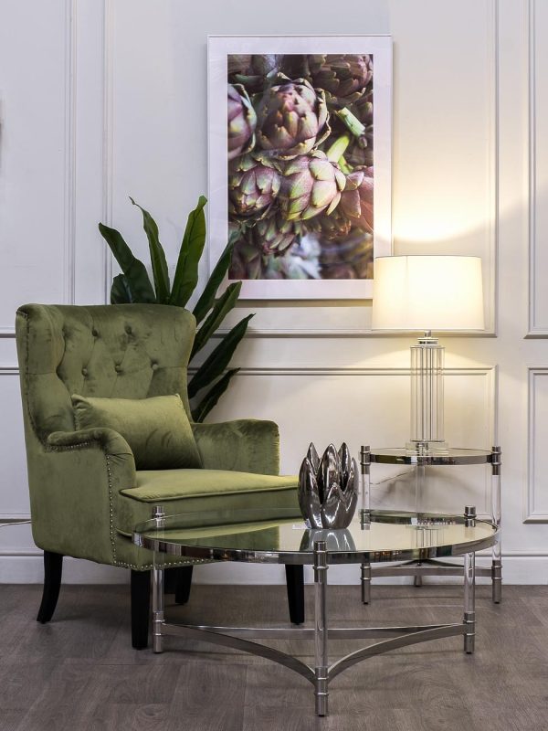 54STR-ART2/ORG  Постер «Артишоки» 70*100см, багет серебряный — изображение 4