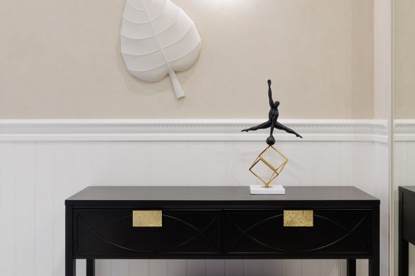 55RD2865 Статуэтка "Гимнаст на кубе-2" 30*51см — изображение 2