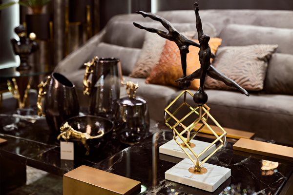 55RD2865 Статуэтка "Гимнаст на кубе-2" 30*51см — изображение 3