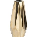 55RD3750L Ваза керамическая цвет золотой d17*37см