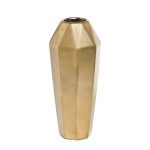 55RD3750M Ваза керамическая цвет золотой d12*29см