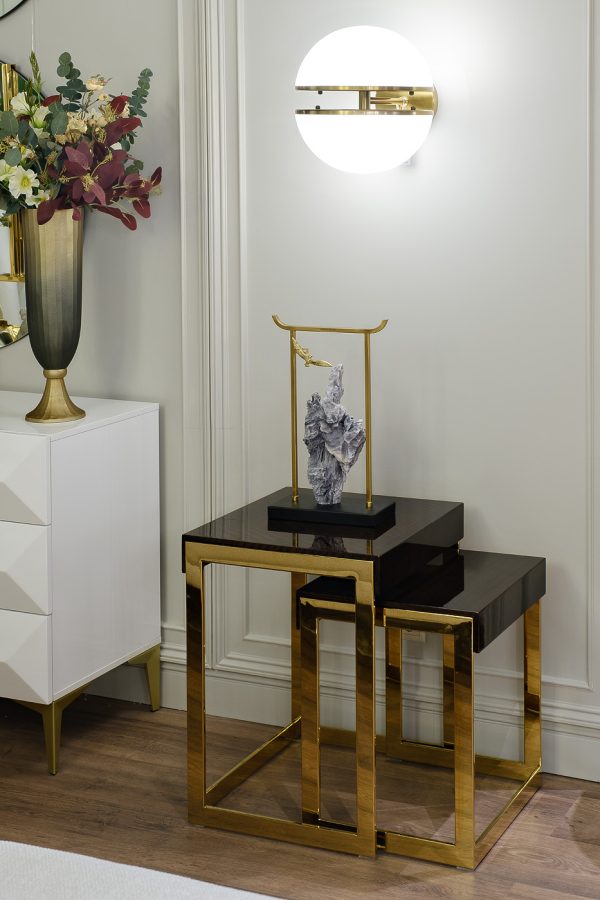 55RD5214L Декор настольный "Птица над скалой" 27*12*43см — изображение 2