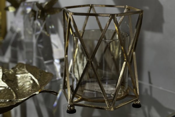 55RZ3630L Подсвечник цвет медный  d16*18см — изображение 2