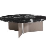 57EL-10310 Стол журнальный черный d95*30см