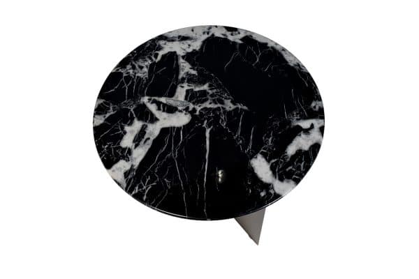 57EL-10311 Стол журнальный черный d70*40см — изображение 2