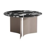 57EL-10311 Стол журнальный черный d70*40см