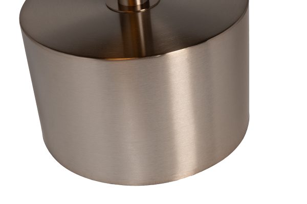 57EL-10852 Стол журнальный, стекло рельефное тонированное d 60*63*41см — изображение 3