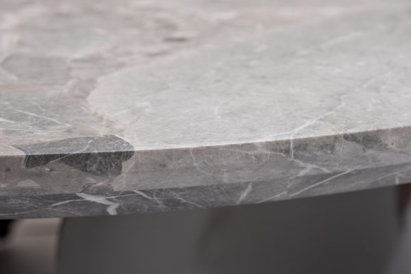 57EL-79701 Стол журнальный натур.серый мрамор d 95*35см — изображение 3