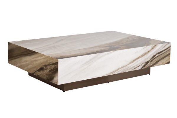 57EL-93600 Стол журнальный AGATE керамический 120*80*29см — изображение 2