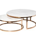 57EL-CT101А Стол журнальный(набор из 2 шт) d100*41/d80*34см