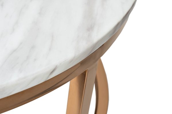 57EL-CT101А Стол журнальный(набор из 2 шт) d100*41/d80*34см — изображение 4