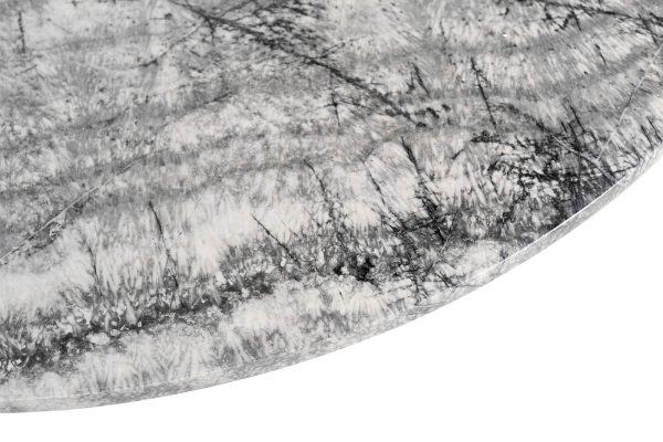 57EL-STOL/ZH-790A Стол журнальный натур. серый мрамор d95*36см — изображение 2