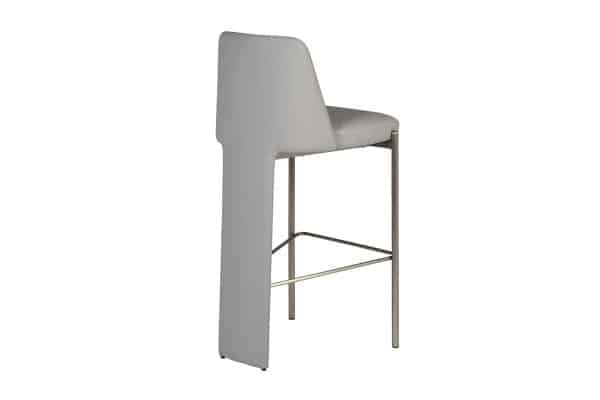 58DB-19307 Стул барный серый 54,5*47*101см — изображение 3