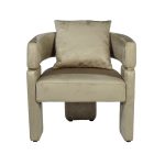 58DB-20089 Кресло велюр оливковый 70*61*69см