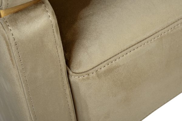 58DB-20089 Кресло велюр оливковый 70*61*69см — изображение 3