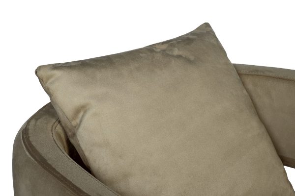 58DB-20089 Кресло велюр оливковый 70*61*69см — изображение 4