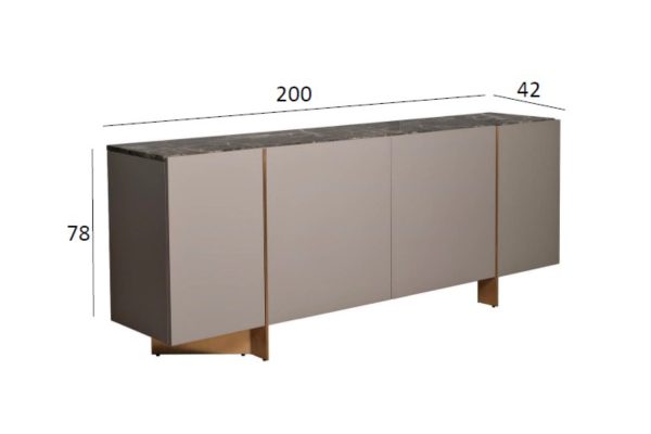 58DB-21233KOMD Комод Gate 200*42*78см — изображение 5