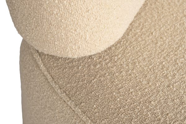 58DB-23052 Кресло ткань букле бежевое 85*79*69см — изображение 5