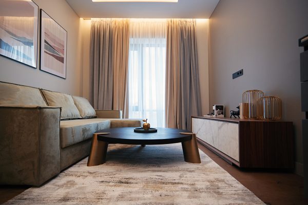 58DB-CT17191 Стол журнальн.Kong темный орех d138*33см,столешница d120 — изображение 4