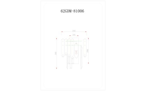 62gdm-81006-bra-viittoria-s-zoloto-2034sm-2 62GDM-81006  Бра VIittoria S золото 20*34см — изображение 3