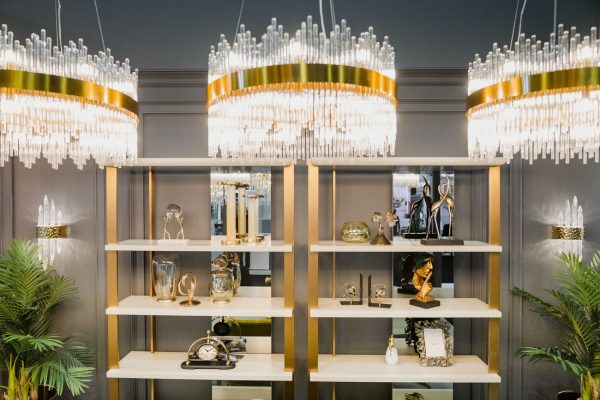 62GDW-901-600 Люстра Cleo M золото d60см h35см — изображение 3