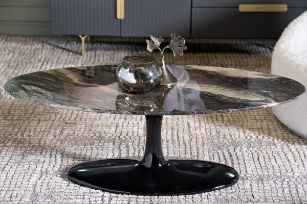 69-1018055 Ваза декоративная с крышкой "Гинкго" 20*18,5*32см — изображение 4