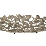 69-1018058 Блюдо декоративное "Тропики" зол. 53*31*8см