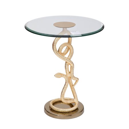 69-1021794 Стол журнальный "Serpente" d50*61см