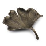 69-1117210 Блюдо декоративное "Лист гинкго" 37*33