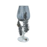 69-119116AS Подсвечник декоративный "Папоротники" 44см