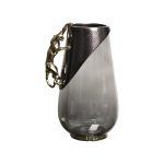 69-120167 Ваза декор.стеклянная "Ягуар" 23*18