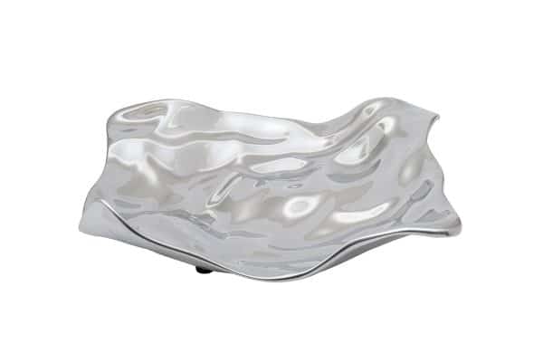 69-21219 Блюдо декор. металлич. цвет серебро 30