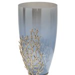 69-21373 Ваза декор.стеклянная "Coral" 20*19