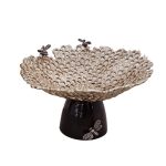 69-219004 Блюдо декоративное "Соты" d27*Н16см