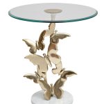 69-22271 Стол журнальный "Butterflies" d55*h62